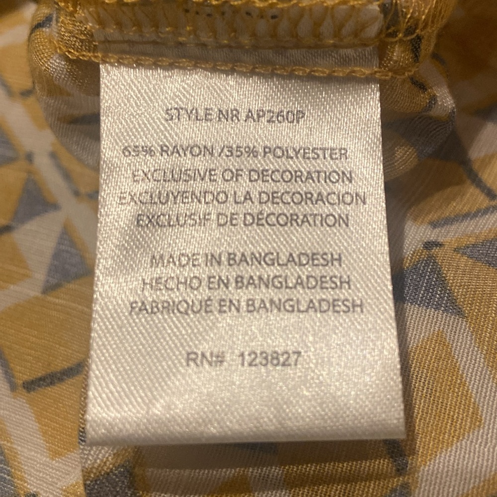 ALEX & PARKER Size 1X Rayon/Poly Top NWT - Picture 10 of 12